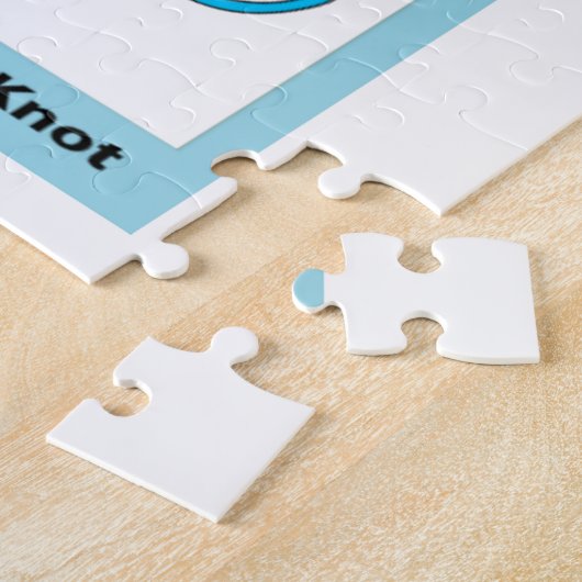 Bloedleng Knot (Knotology Knot Instruction) Legpuzzel (Zijkant)