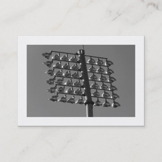 Bloedlichten (B&W) (Grenzen) Visitekaartje (Voorkant)