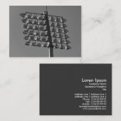 Bloedlichten (B&W) Visitekaartje (Voorkant / Achterkant)