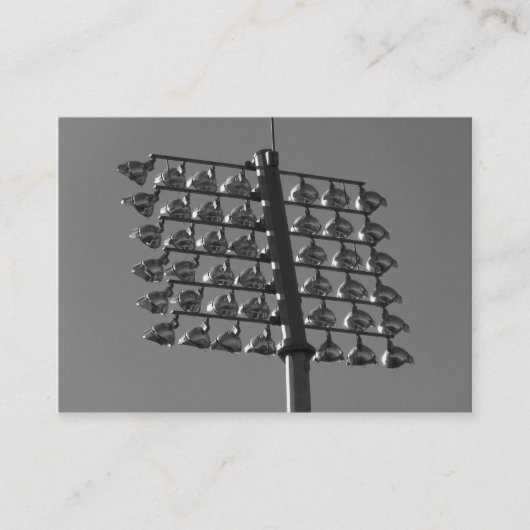 Bloedlichten (B&W) Visitekaartje (Voorkant)