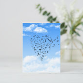 Bloedliefdeshart Briefkaart (Staand voorkant)