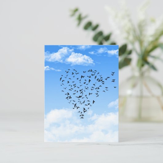 Bloedliefdeshart Briefkaart (Staand voorkant)