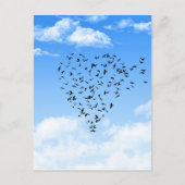 Bloedliefdeshart Briefkaart (Voorkant)