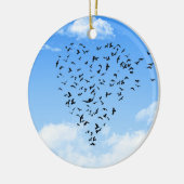 Bloedliefdeshart Keramisch Ornament (Links)