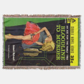 Bloedlijn naar Murder pulp cover Deken (Voorkant)