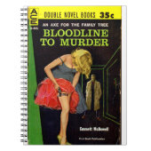 Bloedlijn naar Murder pulp cover Notitieboek (Voorkant)