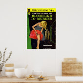 Bloedlijn naar Murder pulp cover Poster (Keuken)