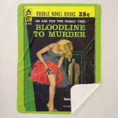 Bloedlijn naar Murder pulp cover Sherpa Deken (Voorkant)