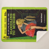 Bloedlijn naar Murder pulp cover Sherpa Deken (Voorkant (horizontaal))