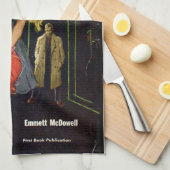 Bloedlijn naar Murder pulp cover Theedoek (Quarter Fold)