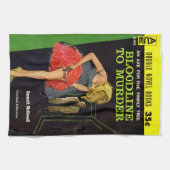 Bloedlijn naar Murder pulp cover Theedoek (Horizontaal)