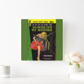 Bloedlijn naar Murder pulp cover Vierkante Klok (Huis)