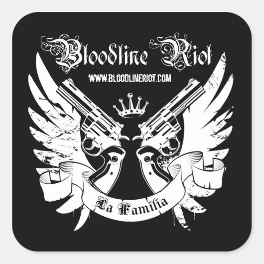 Bloedlijn Riot - La Familia Sticker (Voorkant)