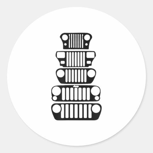 Bloedlijn TShirt Ronde Sticker (Voorkant)