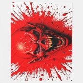 Bloedlust: de wraakzuchtige vampier fleece deken (Voorkant)