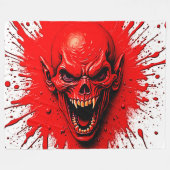 Bloedlust: de wraakzuchtige vampier fleece deken (Voorkant (Horizontaal))