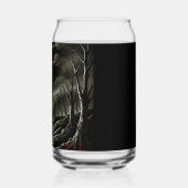 Bloedmaan blikvorm glas (Links)