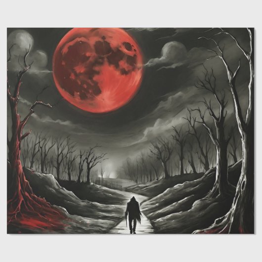 Bloedmaan Cadeaupapier (Vlak)
