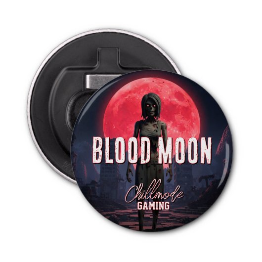 Bloedmaan - Chillmode Gaming Button Flesopener (Voorkant)