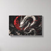 Bloedmaan Draak Canvas Afdruk (Voorkant)