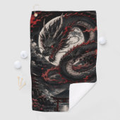 Bloedmaan Draak Golfhanddoek (Insitu)