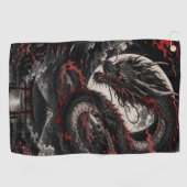 Bloedmaan Draak Golfhanddoek (Horizontaal)