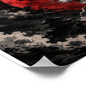 Bloedmaan Draak Poster (Hoek)
