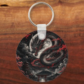 Bloedmaan Draak Sleutelhanger (Voorkant)