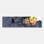 Bloedmaan en Night Owl Silhouette Bumpersticker (Voorkant)
