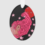 Bloedmaan Engel Versiering Ornament (achterkant)