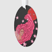 Bloedmaan Engel Versiering Ornament (voorkant)
