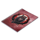 bloedmaan-gehoornde uil notitieboek (Linkerzijde)