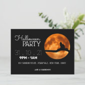 Bloedmaan & kattenkat Silhouette Halloween Party I (Staand voorkant)
