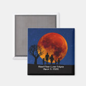 Bloedmaan Maansverduistering 2026 Magneet (Voorkant / Achterkant)