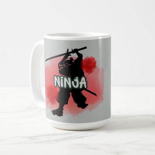 Bloedmaan Ninja Koffiemok (Voorkant links)