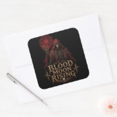Bloedmaan Opkomende Sticker (Envelop)