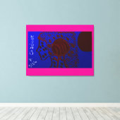 Bloedmaan Prinses Canvas Afdruk (Insitu (Houten vloer))