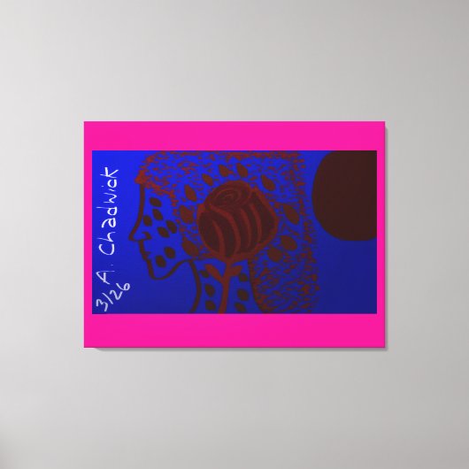 Bloedmaan Prinses Canvas Afdruk (Voorkant)