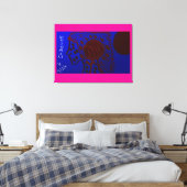 Bloedmaan Prinses Canvas Afdruk (Insitu (Slaapkamer))