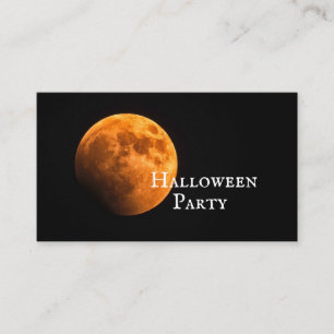 Bloedmaan, uitnodiging voor Ticket van Halloween P Informatiekaartje