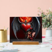 Bloedmaan Valentijnsfee Acryl Bord (Huwelijk)
