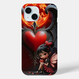 Bloedmaan Valentijnsfee iPhone 15 Case