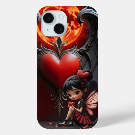Bloedmaan Valentijnsfee Case-Mate iPhone Case (Achterkant)