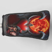Bloedmaan Valentijnsfee Golfheadcover (Voorkant)