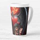 Bloedmaan Valentijnsfee Latte Mok (Rechterhoek)