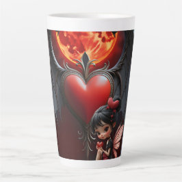 Bloedmaan Valentijnsfee Latte Mok