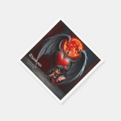 Bloedmaan Valentijnsfee Servet (Hoek)