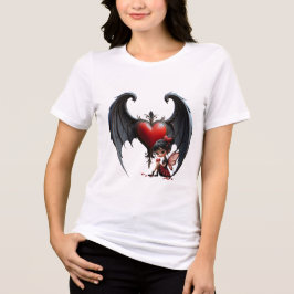 Bloedmaan Valentijnsfee Tri-Blend Shirt