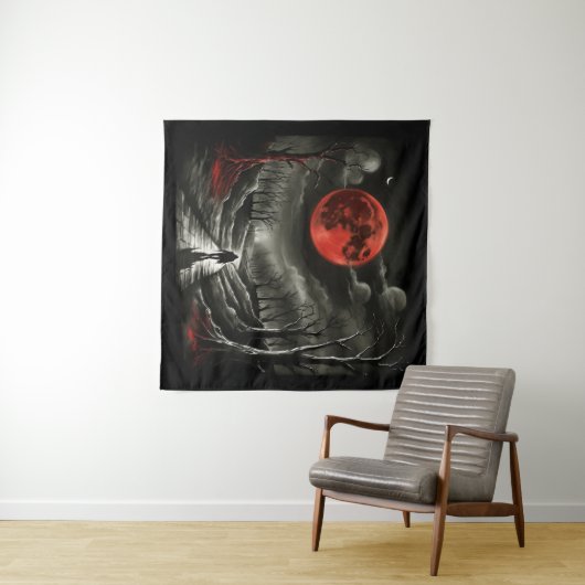 Bloedmaan Wandkleed (In Situ (horizontaal))
