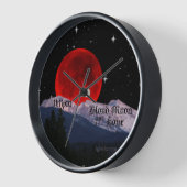 Bloedmaandop 10e uur wandklok (Hoek)